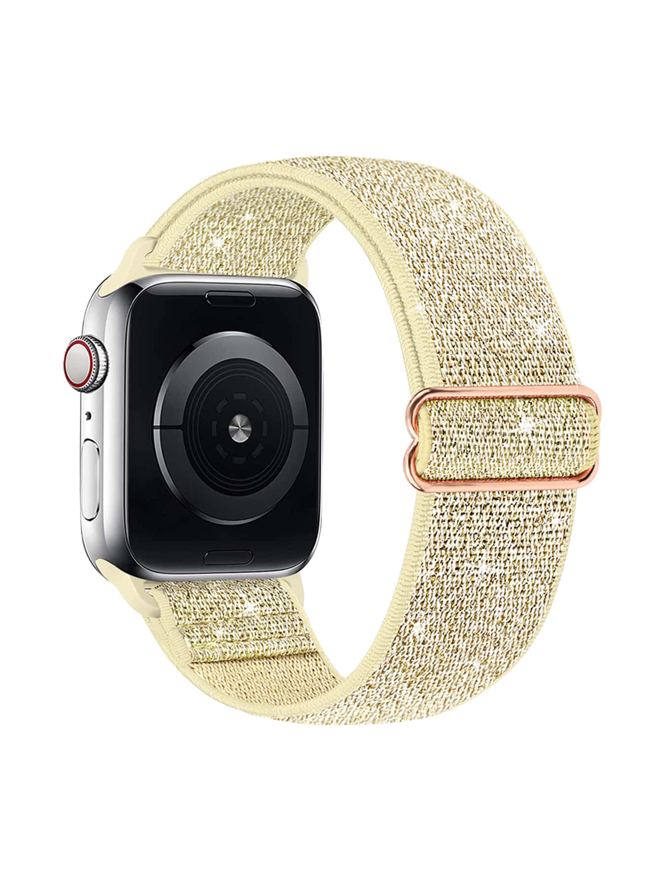 Pink Blingbling Bright Color Smart Watch Band Compatible With Apple, Samsung And Fitbit