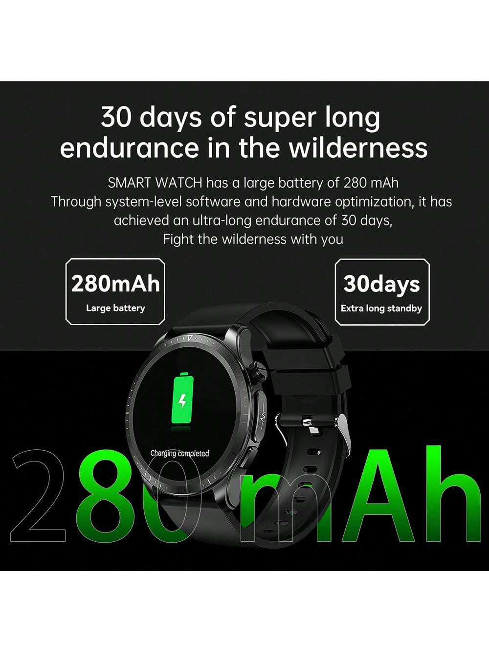 Smartwatch, 1.39-inch 360*360 Hd Touch Screen Smartwatch With Chest Strap For Real-time Ecg Analysis