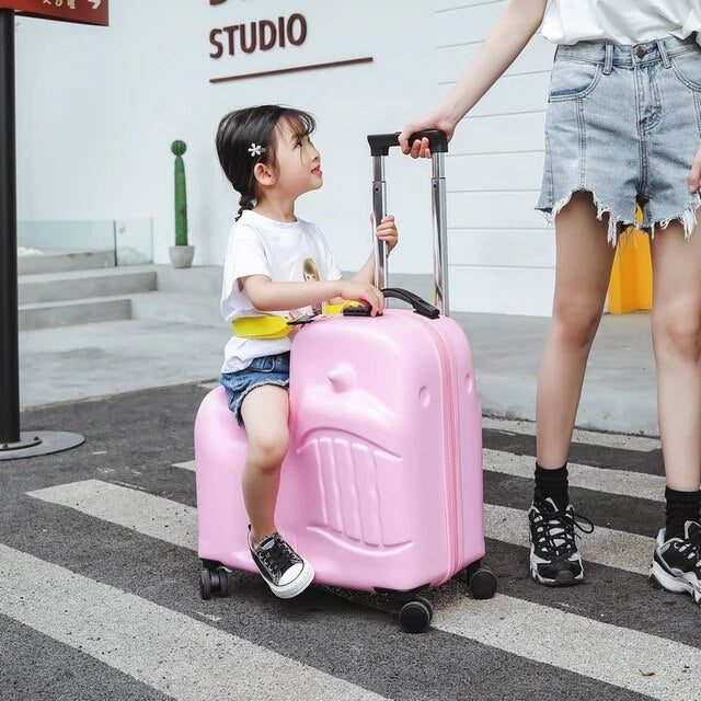 20/24 Inch Trolley Suitcases on Wheels for Kid travel