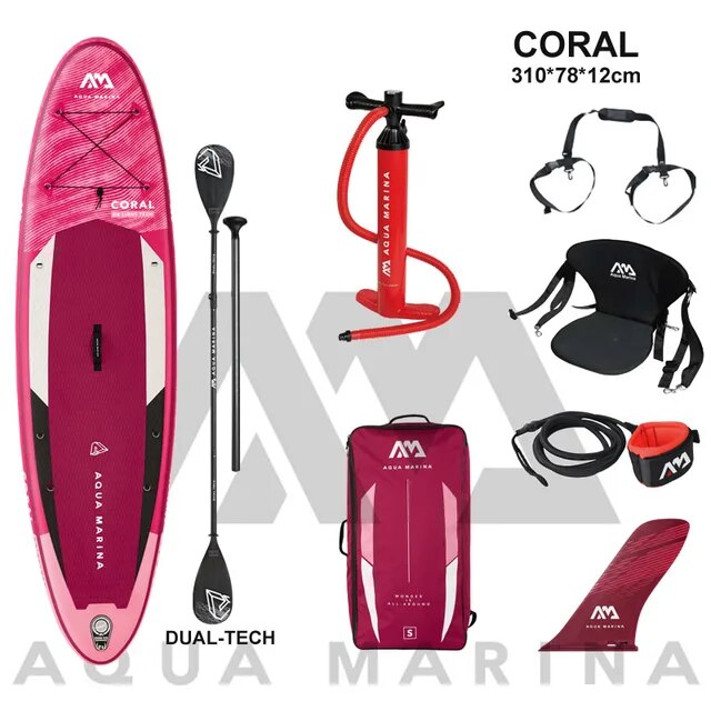 CORAL FEMALE SUP 310*78*12cm lady inflatable surfboard stand up paddle board