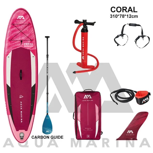 CORAL FEMALE SUP 310*78*12cm lady inflatable surfboard stand up paddle board