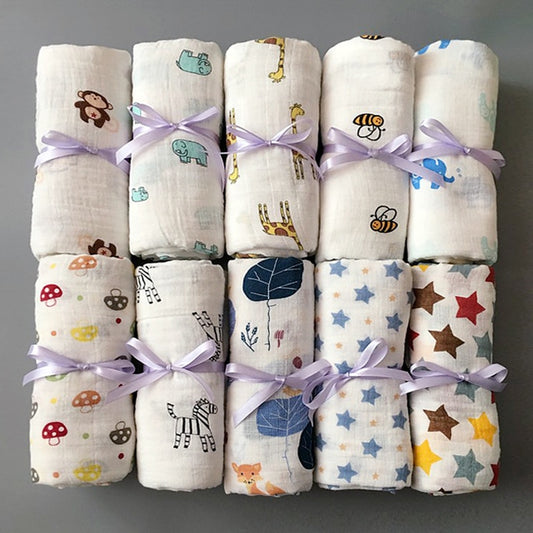 100% Cotton Soft Baby Newborn Blankets