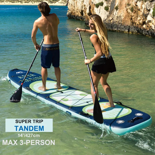 Aqua Marina 2 person big size inflatable sup stand up paddle kayak board