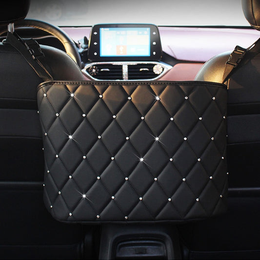 Car Handbag Holder Luxury Leather